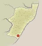 Location of Oribi Gorge in KwaZulu Natal